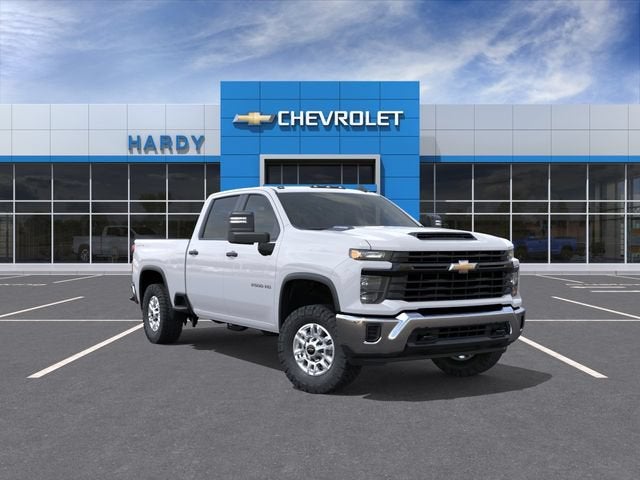 2026 Chevrolet Silverado 2500 HD WT in Summit White — front three-quarter view