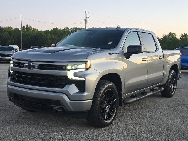 2025 Chevrolet Silverado 1500 RST in Sterling Gray Metallic — front three-quarter view