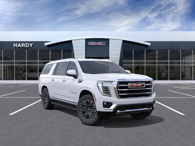 2026 GMC Yukon XL Elevation in Summit White — front three-quarter view