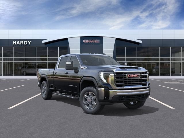 2026 GMC Sierra 2500 HD SLE in Onyx Black — front three-quarter view