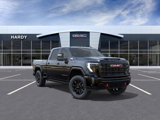 2026 GMC Sierra 2500 HD AT4 in Onyx Black — front three-quarter view