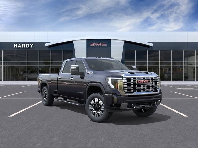 2026 GMC Sierra 3500 HD Denali in Titanium Rush Metallic — front three-quarter view
