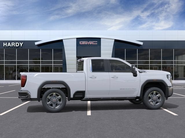 2026 GMC Sierra 2500 HD SLE in Summit White — front three-quarter view