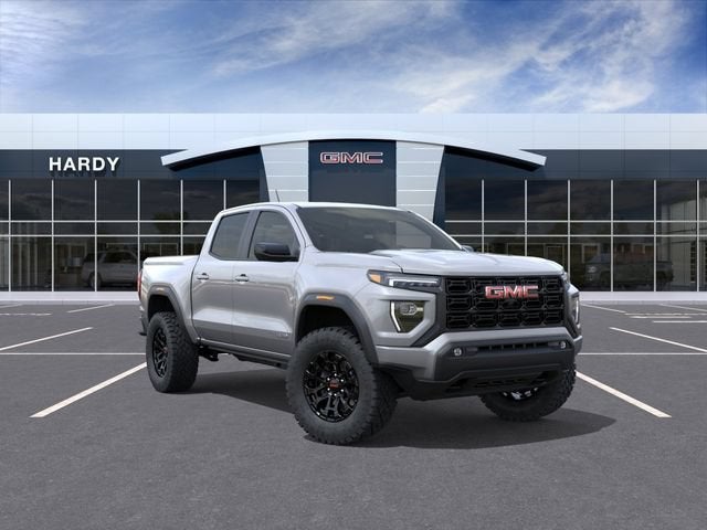 2026 GMC Canyon Elevation in Sterling Metallic — front three-quarter view