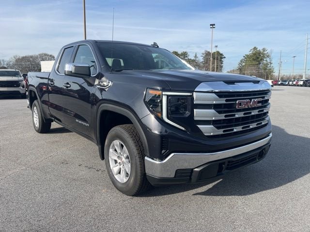 2026 GMC Sierra 1500 SLE in Titanium Rush Metallic — front three-quarter view