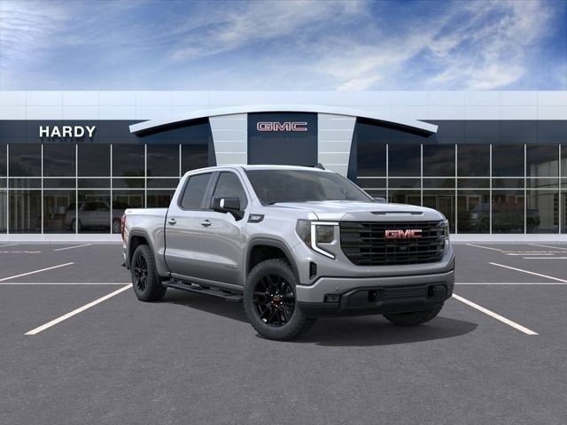 2026 GMC Sierra 1500 Elevation in Sterling Metallic — front three-quarter view