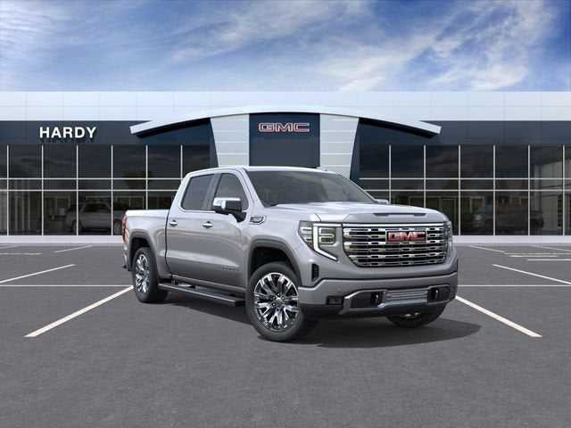2026 GMC Sierra 1500 Denali in Sterling Metallic — front three-quarter view