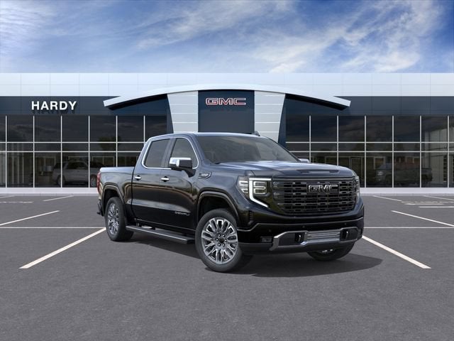 2026 GMC Sierra 1500 Denali Ultimate in Onyx Black — front three-quarter view