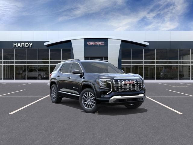 2026 GMC Terrain Denali in Ebony Twilight Metallic — front three-quarter view