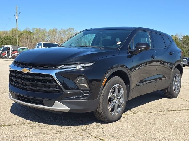 2024 Chevrolet Blazer 2LT in Black — front three-quarter view