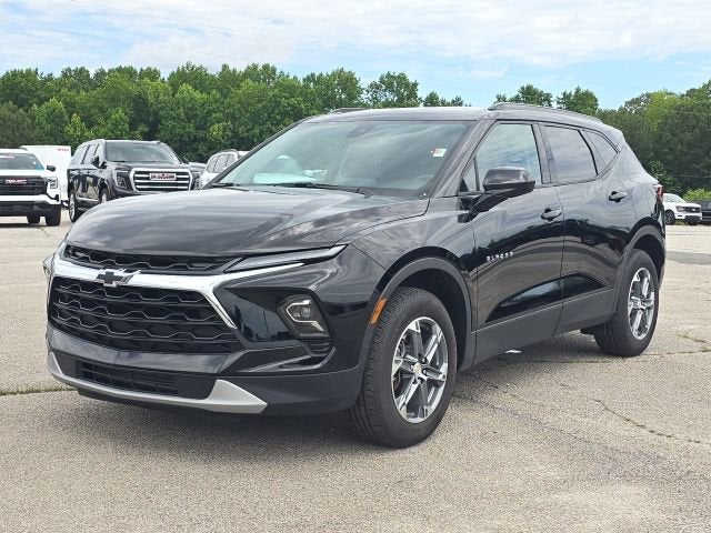 2024 Chevrolet Blazer 2LT in Black — front three-quarter view