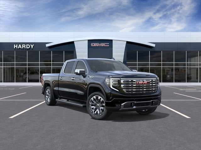 2026 GMC Sierra 1500 Denali in Onyx Black — front three-quarter view