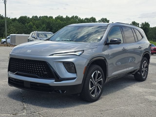 2025 Buick Enclave Sport Touring in Moonstone Gray Metallic — front three-quarter view