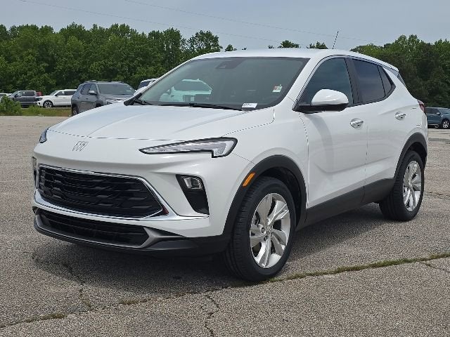2024 Buick Encore GX Preferred in Summit White — front three-quarter view