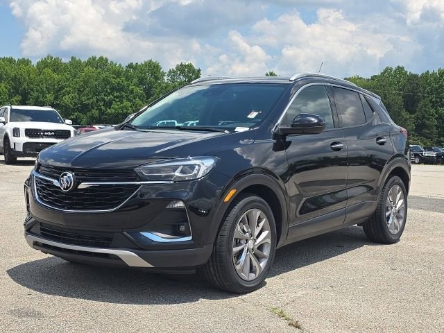 2023 Buick Encore GX Essence in Ebony Twilight Metallic — front three-quarter view
